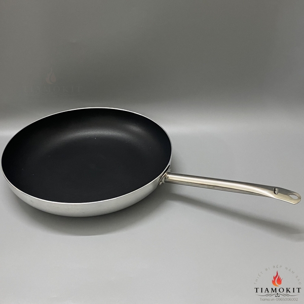 Chảo chồng dính inox 201 dùng được bếp điện 40cm