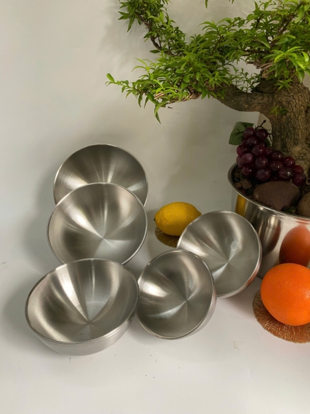 Bát Inox 2 lớp Hàn Quốc (11cm, 13cm, 14cm, 16cm, 18cm, 20cm)