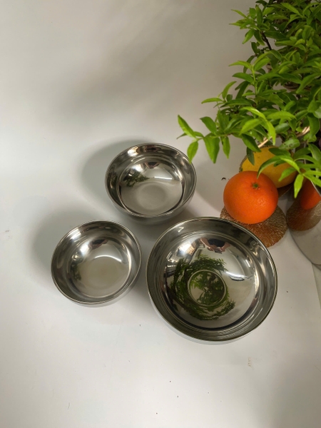 Bát Inox 304 2 lớp loại 2 tầng