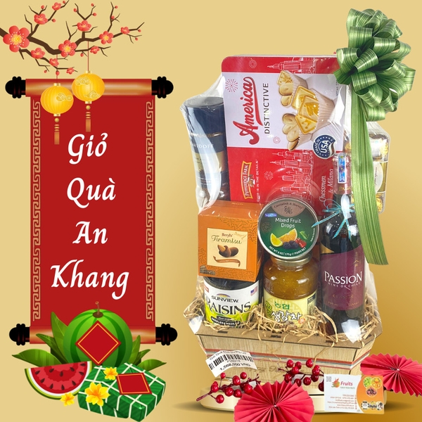 Mua giỏ quà tết sang trọng dành tặng bạn bè người thân