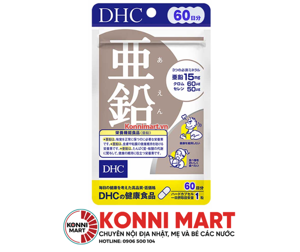 Viên uống bổ sung kẽm DHC