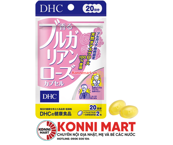 Viên uống thơm cơ thể hoa hồng DHC
