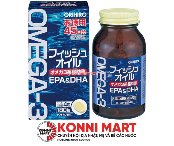 Viên dầu cá OMEGA-3 ORIHIRO