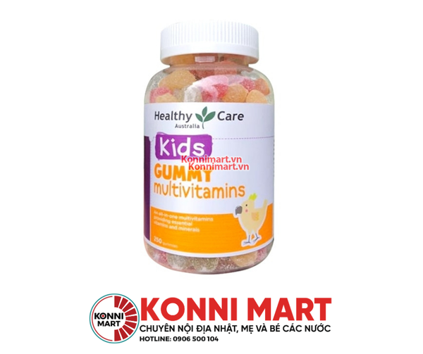 Kẹo dẻo Healthy Care Úc Vitamin tổng hợp 250 Viên (từ 2 tuổi)