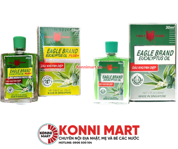 Dầu khuynh diệp Singapore Con Ó 25ml, 30ml