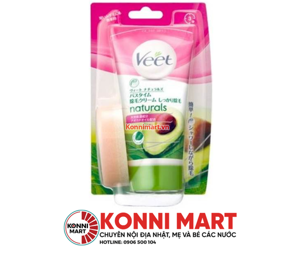 Kem tẩy lông Veet nội địa Nhật tuýp 150g