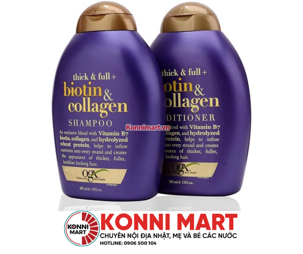 Bộ gội xả Biotin Mỹ -chống rung, kích thích mọc tóc