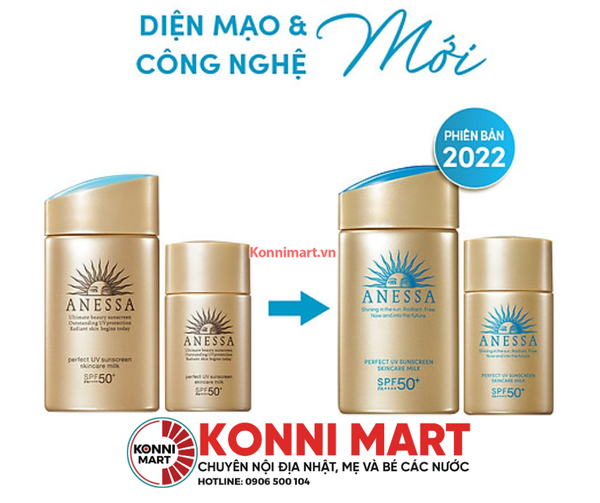 Bộ Đôi Sữa Chống Nắng Anessa Dưỡng Da Kiềm Dầu (60ml+20ml)