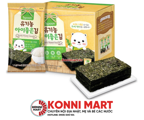 Rong biển hữu cơ tách muốn ăn liền Ispoon