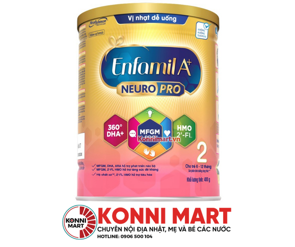 Sữa Enfagrow A+ số 2 (6-12 tháng) 400g