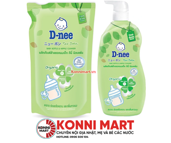 Nước rửa bình sữa Dnee Organic