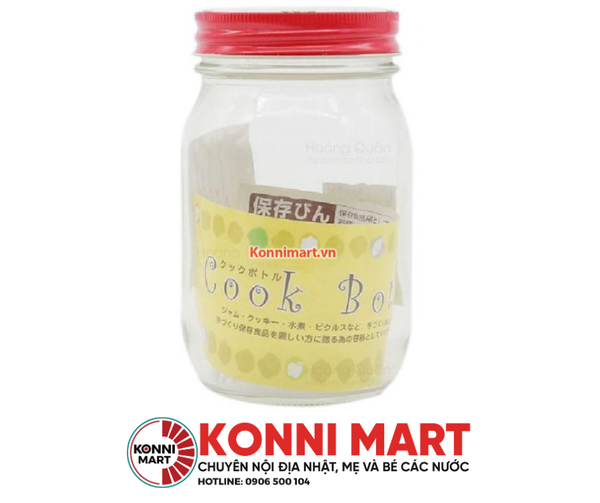 Lọ thủy tinh nắp kim loại 450ml