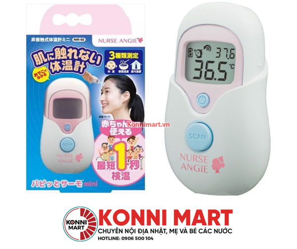 Nhiệt kế đo trán Nurse Angie - Nhật Bản