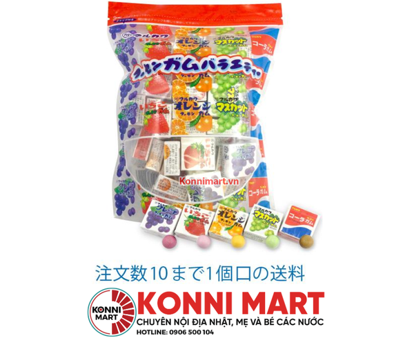 Kẹo cao su vị trái cây Marukawa