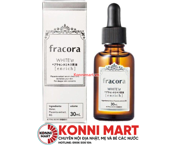 Serum Fracora nhau thai dưỡng trắng