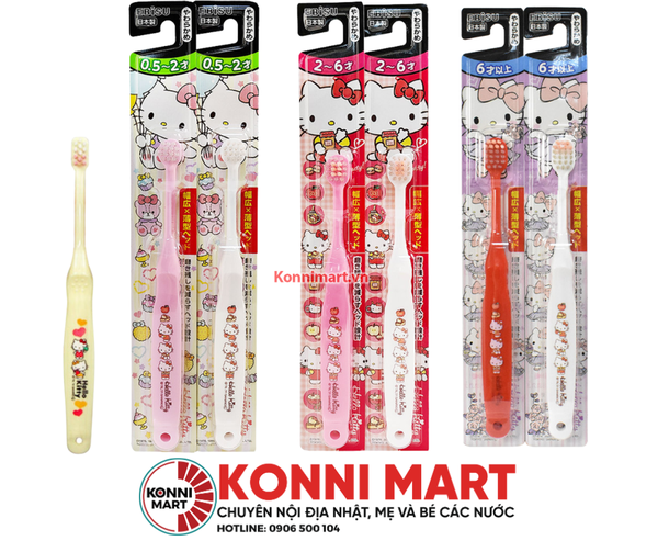 Bàn chải Ebisu Hello Kitty