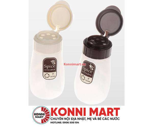 Lọ đựng muối, tiêu nakaya - thấp, 7 lỗ hàng nội địa nhật bản