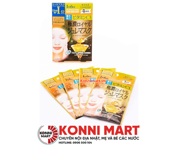 Mặt nạ Kose sữa ong chúa vitamin C Premium