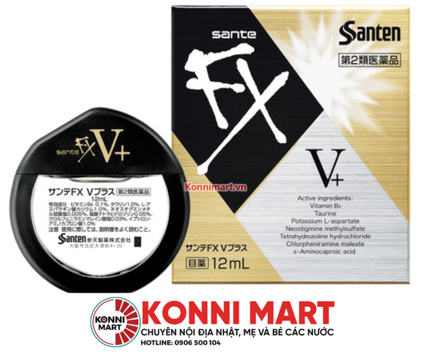 Thuốc nhỏ mắt Sante FX V Plus 12mL
