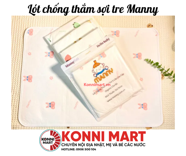 Lót chống thắm sợi tre Manny