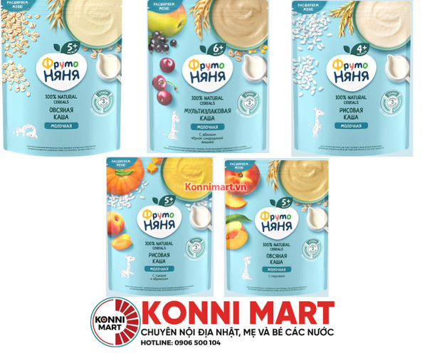 Bột Ăn Dặm Fruto Nga các vị
