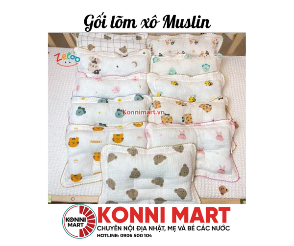 Gối lõm xô Muslin