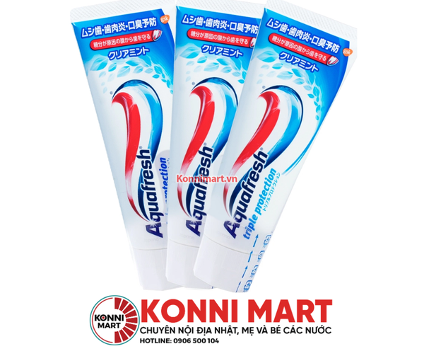 Kem đánh răng Aquafresh Bạc hà Nhật Bản