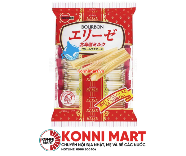 Bánh Bourbon quế Elise Vị Sữa Hokkaido 64g