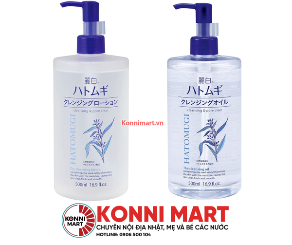 Tẩy Trang Hatomugi 500ml Nhật Bản