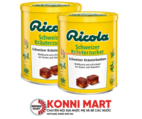 Kẹo Ngậm Ho Ricola Đức 250g (từ 6 tuổi)