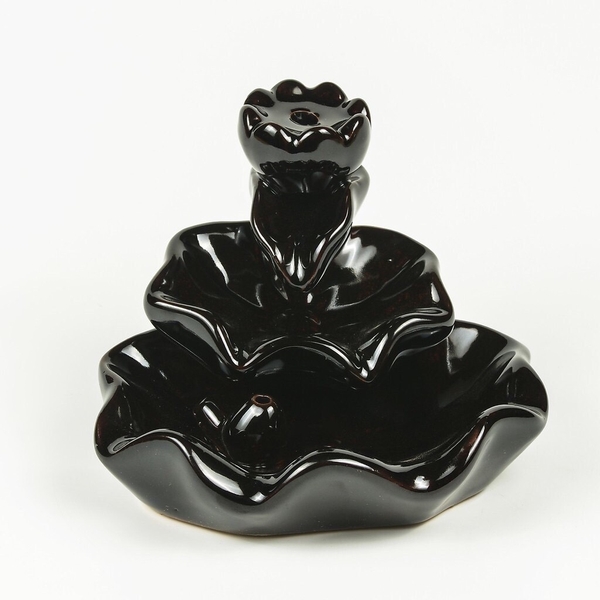 Thác khói trầm hương hình vân sen dùng nụ trầm hương xông nhà-Diệu Âm Lotus