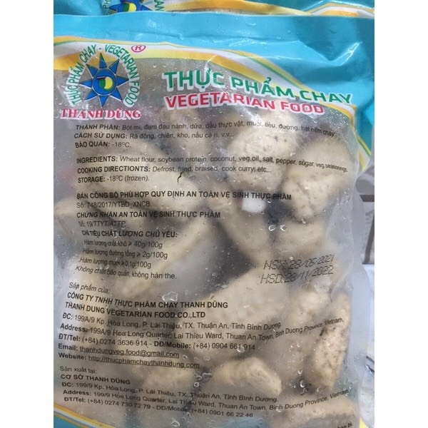 Thực phẩm chay - Sườn dừa chay Thanh Dũng