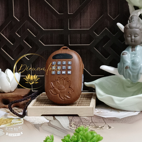 Máy niệm Phật Cánh Sen Trắng 36 bài không gắn được thẻ nhớ dùng pin sạc