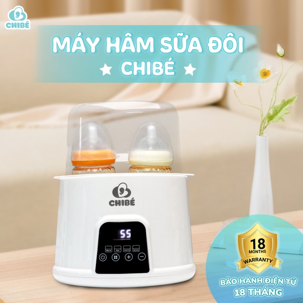 MÁY HÂM SỮA ĐÔI CHIBÉ CB017 8936213240174