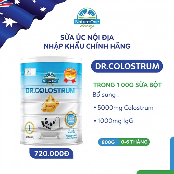 * Sữa Dr.Colostrum số 1 cho trẻ từ 0-6 tháng tuổi 9350363001659