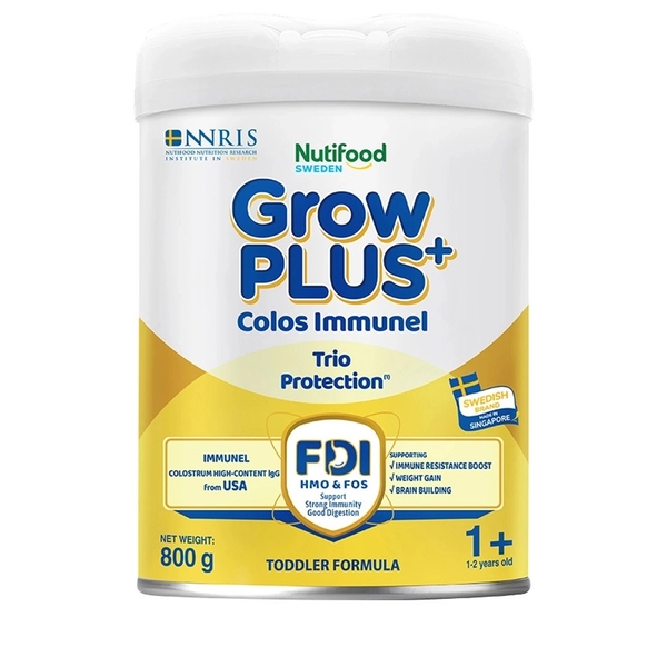 Sữa bột công thức GrowPlus+ Colos Immunel 1+ (1-2tuổi) 800g  7350107133587
