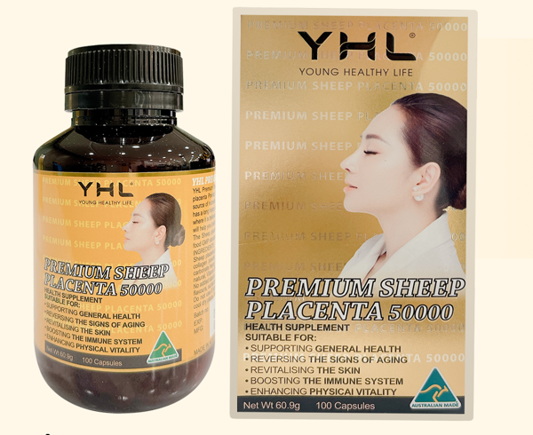 Viên uống nhau thai cừu YHL Premium Sheep Placenta 50000