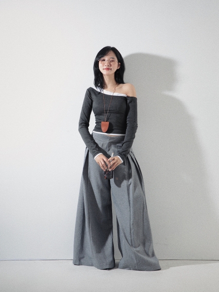 Seleen, Áo thun vai trễ chéo giả 2 lớp, WT0128