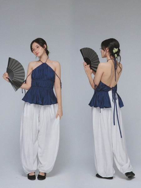 Seleen, Áo yếm đũi tơ dây buộc hở lưng, WT0122