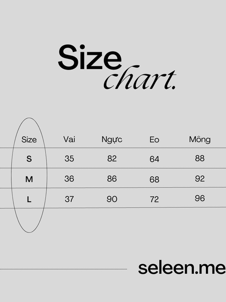 Seleen, Áo yếm thắt dây hở lưng đuôi xòe, WT0124