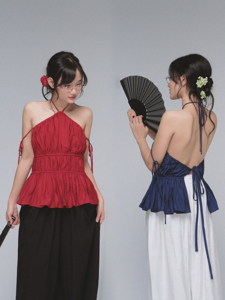 Seleen, Áo yếm đũi tơ dây buộc hở lưng, WT0122