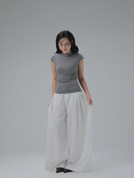Seleen, Áo thun ôm body cổ lọ tay ngắn, WT0164
