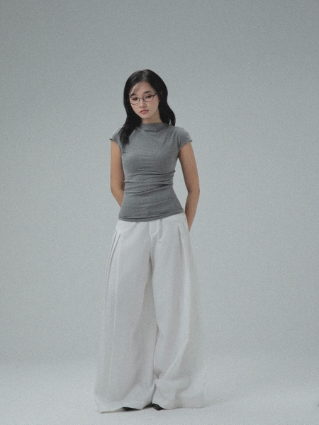 Seleen, Áo thun ôm body cổ lọ tay ngắn, WT0164
