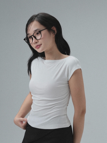Seleen, Áo thun ôm body cổ ngang thiết kế hở lưng dây buộc, WT0170