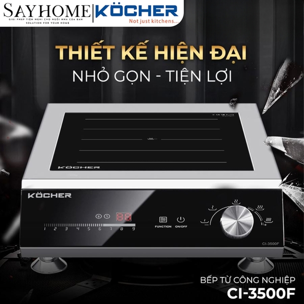 Bếp từ đơn công nghiệp KOCHER CI-3500F tại thành phố Hồ Chí Minh