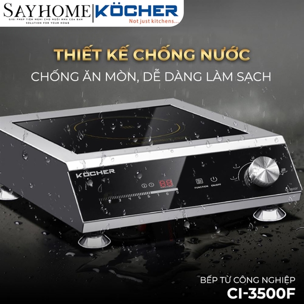 Bếp từ đơn công nghiệp KOCHER CI-3500F tại thành phố Hồ Chí Minh