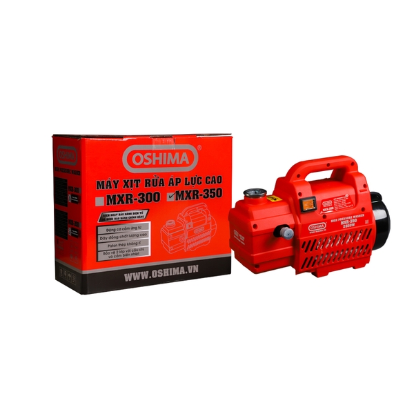 Máy xịt rửa Oshima MXR350 2.85KW Đỏ-đen Điện 1 pha