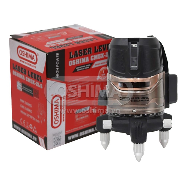 Máy cân mực Oshima CM5X-2LS Màu đồng Pin lithium