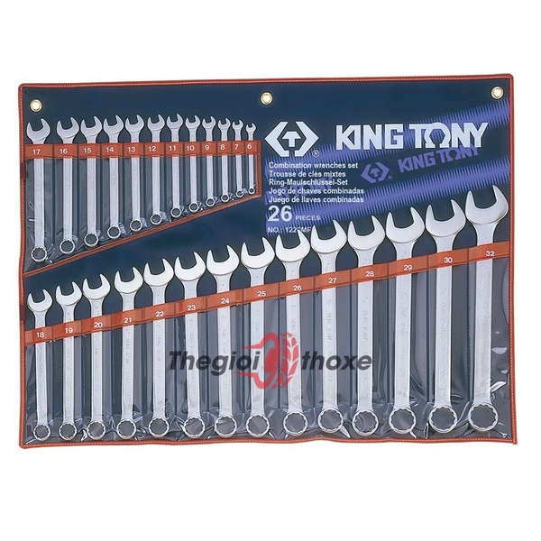 Bộ cờ lê khóa vòng miệng 6-32mm Kingtony 1226MR-26 chi tiết