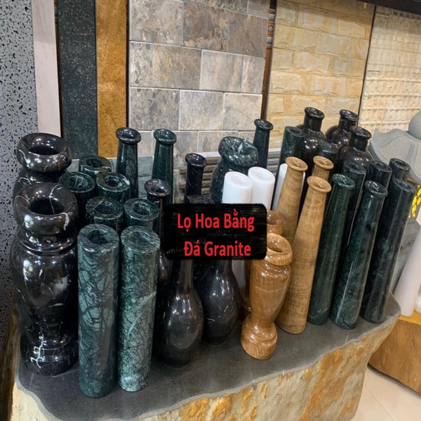 Lọ Hoa Bằng Đá Granite